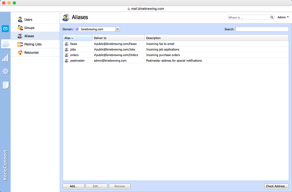 Kerio Connect User management_1